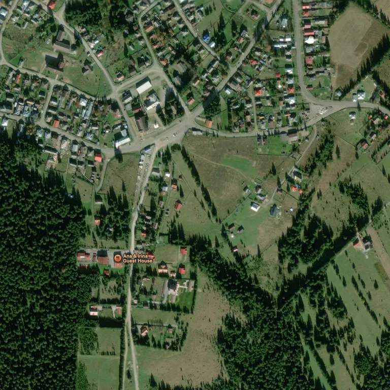 Locația Pensiunii Ana pe hartă - Beliș, Munții Apuseni